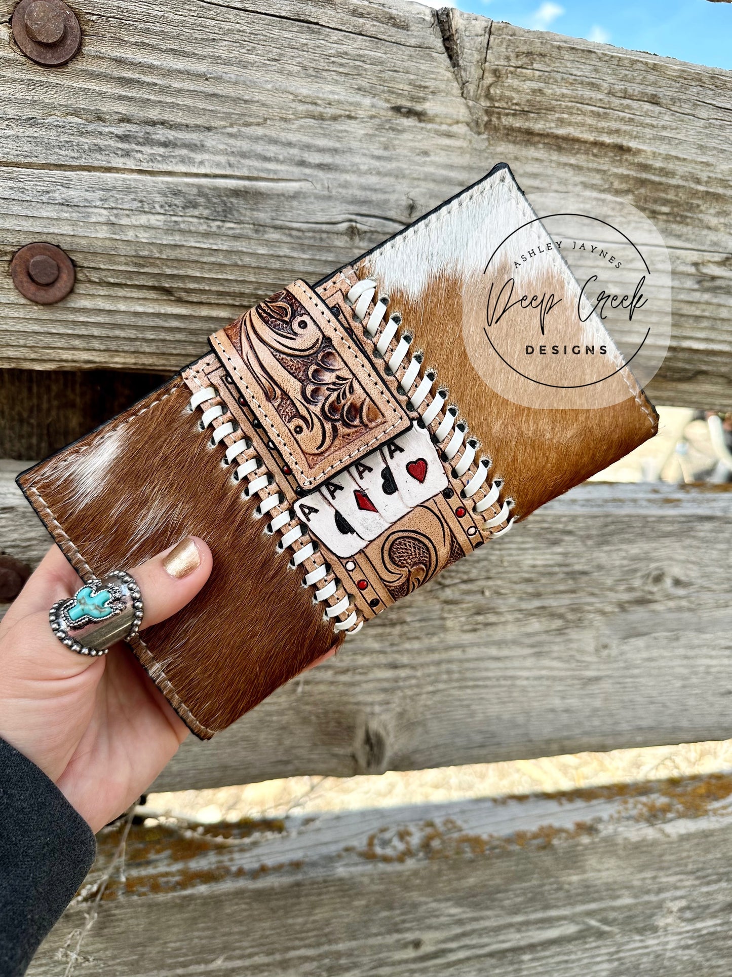 ♦️♣️ Aces Cowhide Wallet ♠️♥️