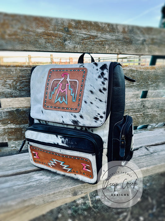 Cowhide Backpack / Diaper Bag