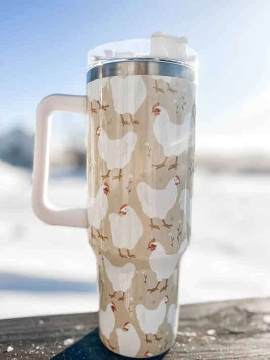 Spring Chicken Tumbler